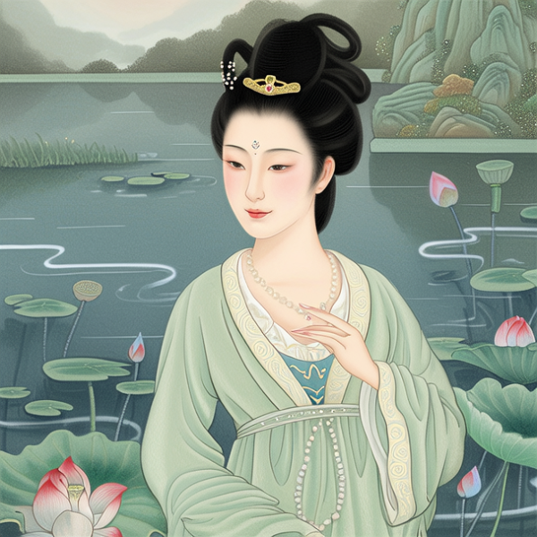 西施：中国古代四大美女之首，春秋时期越国人。她以美貌著称，并有“沉鱼”之美誉。据说她能“捧心西施，病态美人”。