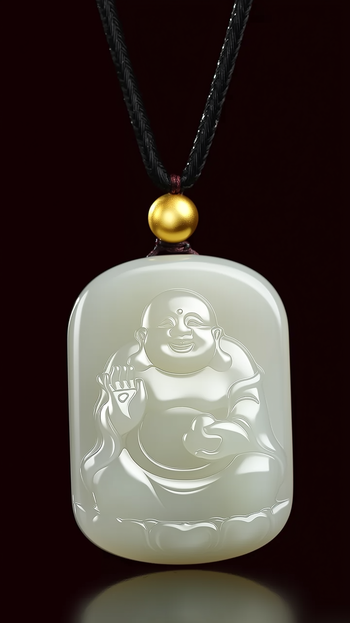 佛玉金吊坠图片